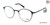 Black/White William Morris London WM50057 Eyeglasses.