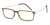 Brown/Gold Capri B754 Eyeglasses.