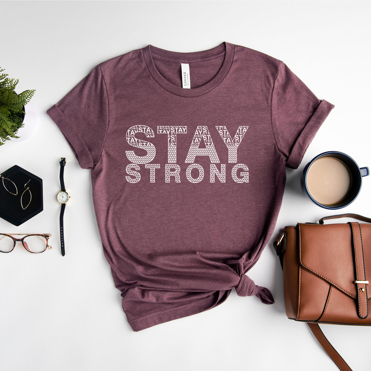 Stay Strong Power Sport Life Short Sleeve T-Shirt