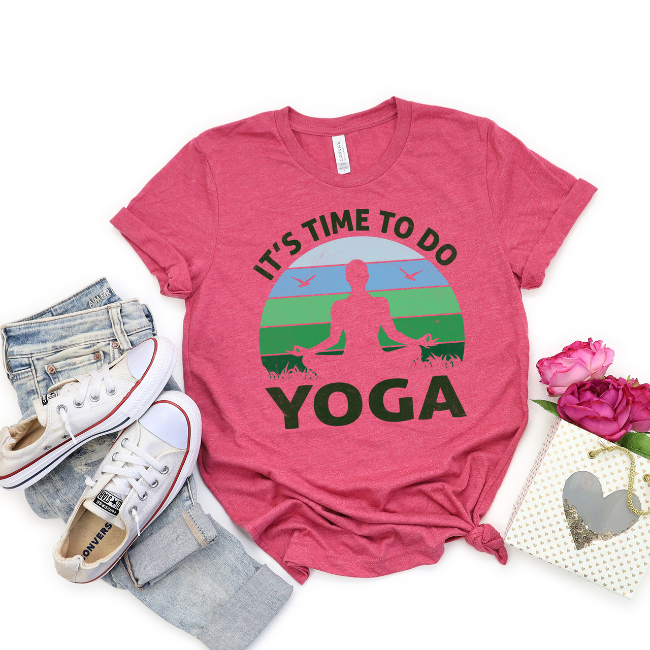It's Tıme To do Yoga Meditation  Short Sleeve T-Shirt
