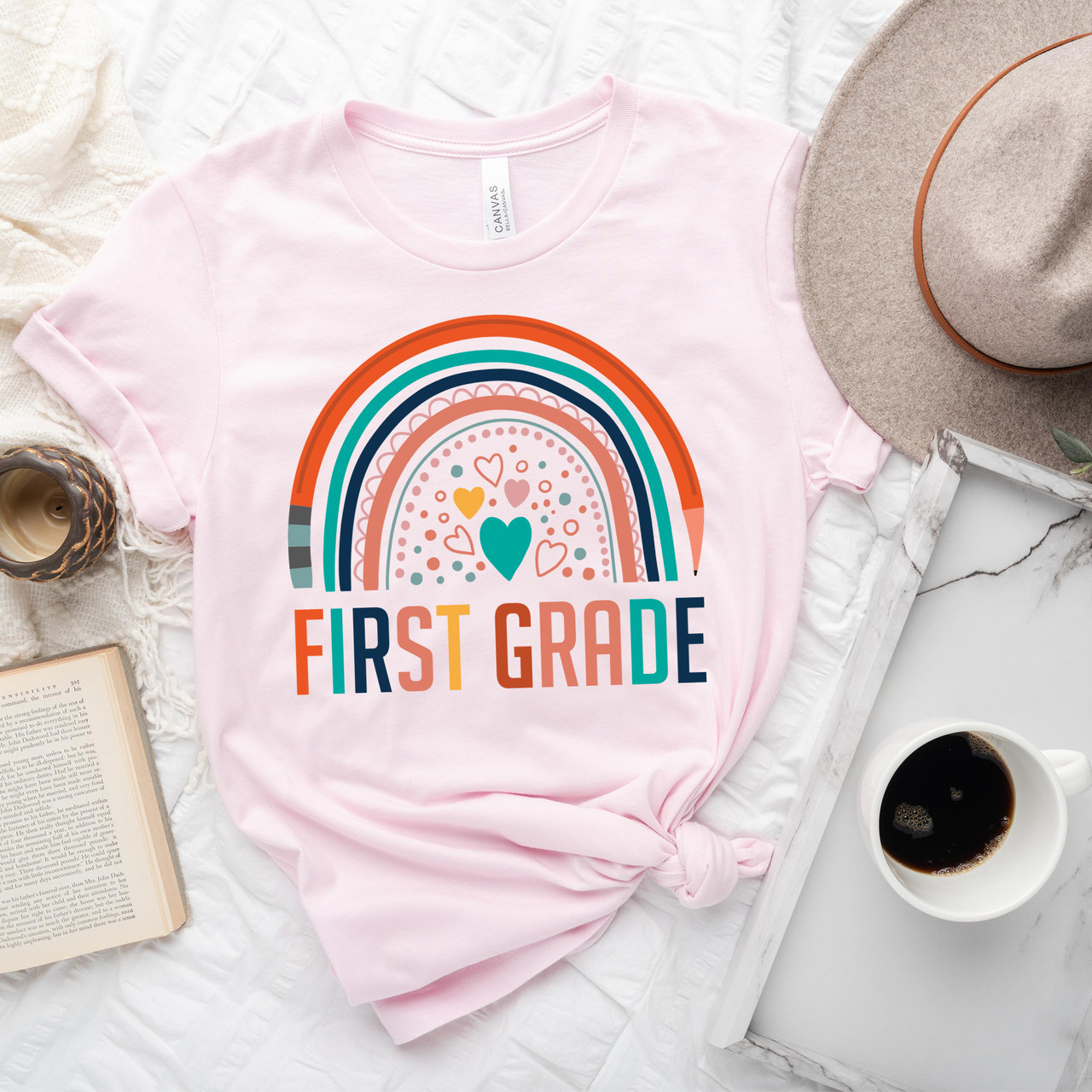 First Grade Graduation Teacher Short Sleeve T-Shirt