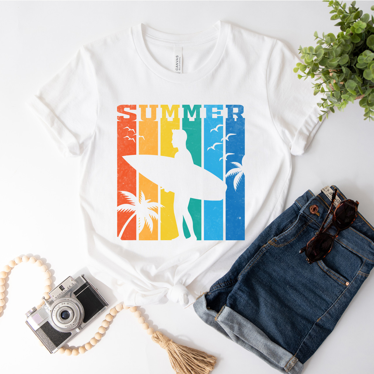 Summer Vacation Beach Lover Short Sleeve T-Shirt