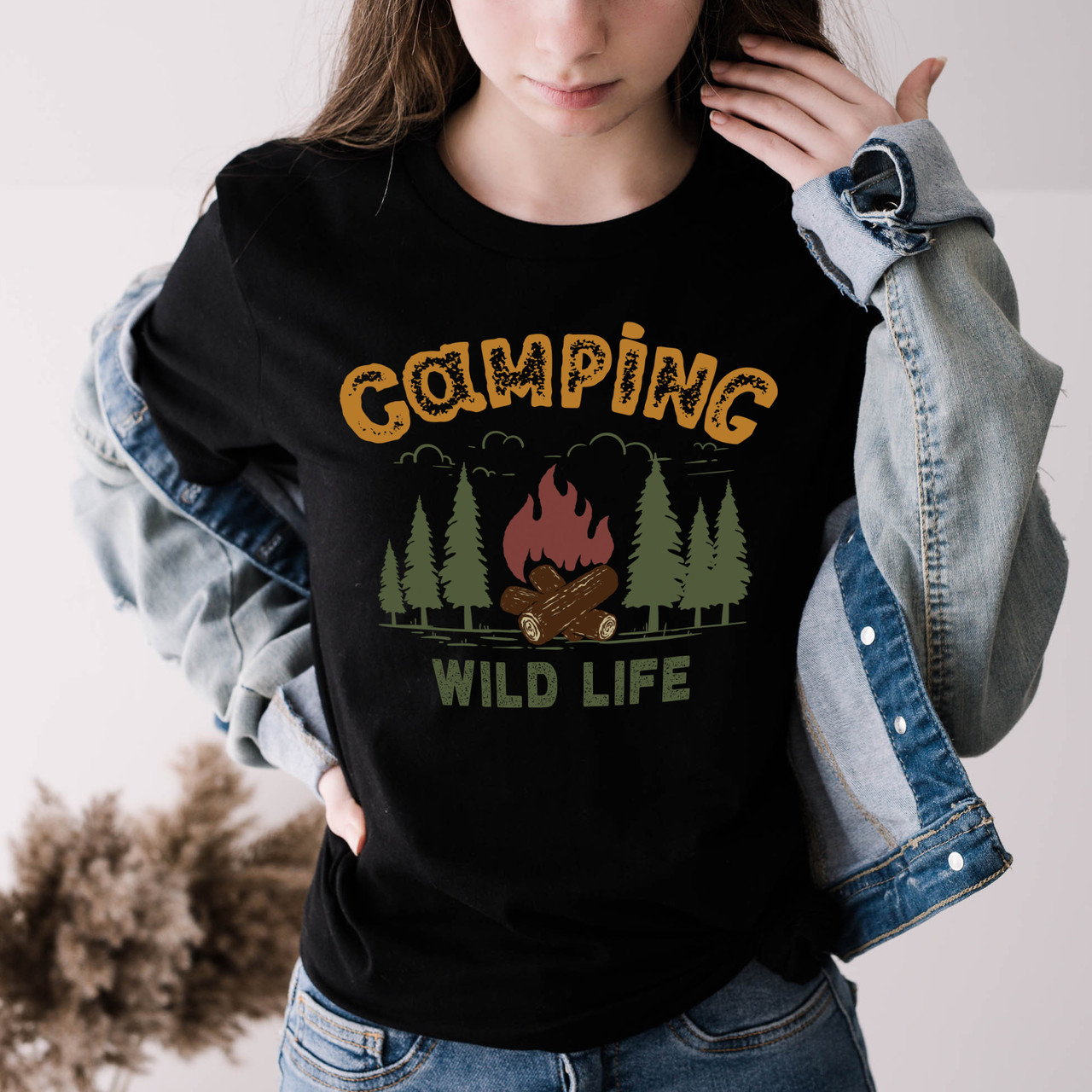 Wild Life Shirt Nature Camping Shirt Short Sleeve T-Shirt