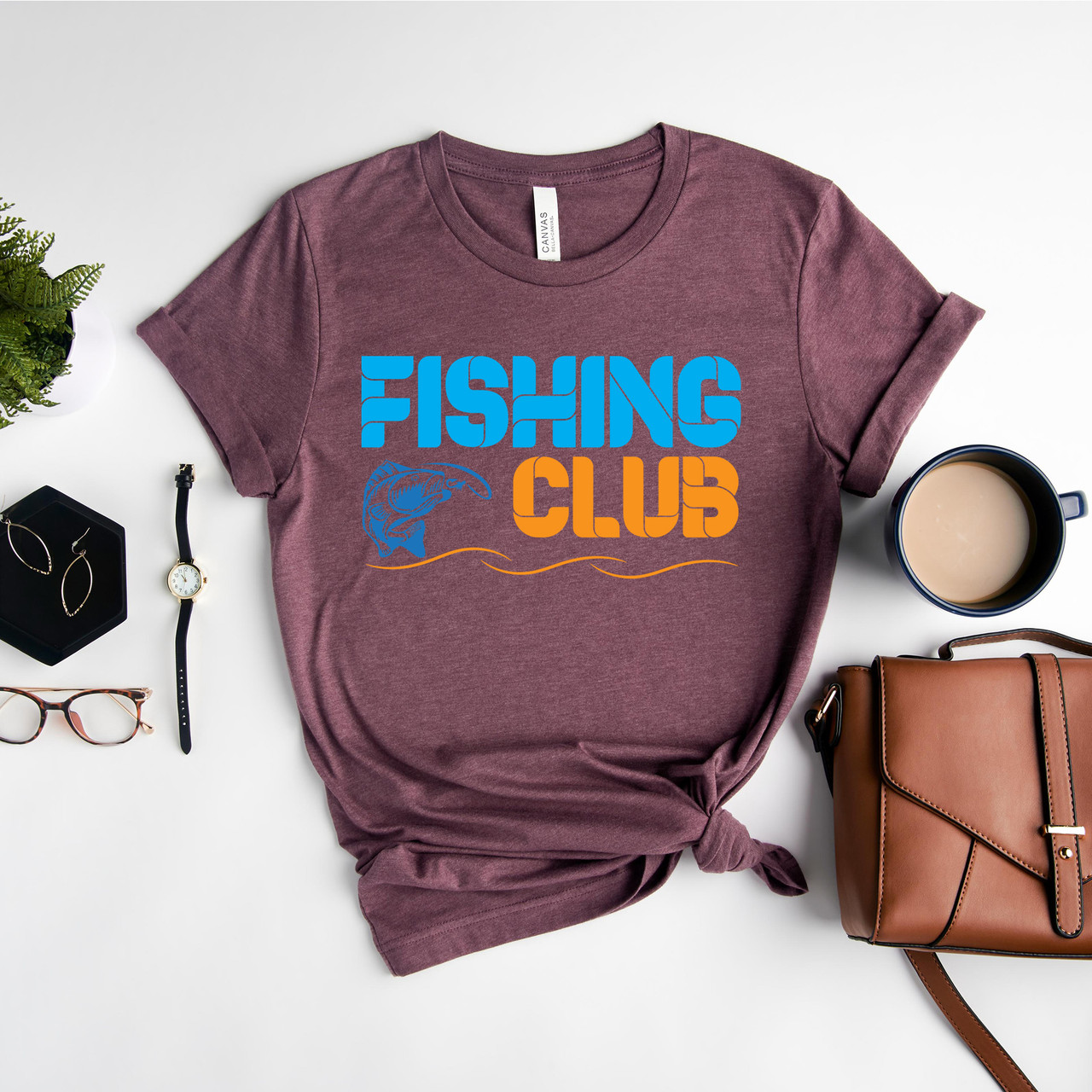 Fishing Club Sportfishing Fishing Lover Short Sleeve T-Shirt