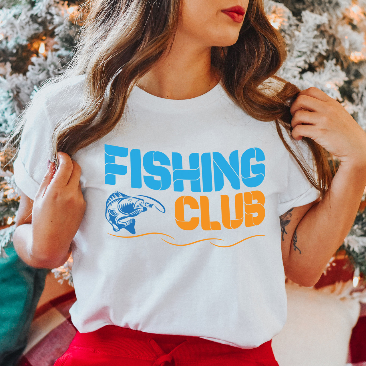 Fishing Club Sportfishing Fishing Lover Short Sleeve T-Shirt