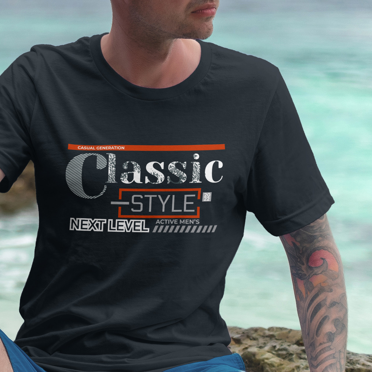 Classic Style Next Level Active Men's Short Sleeve T-Shirt