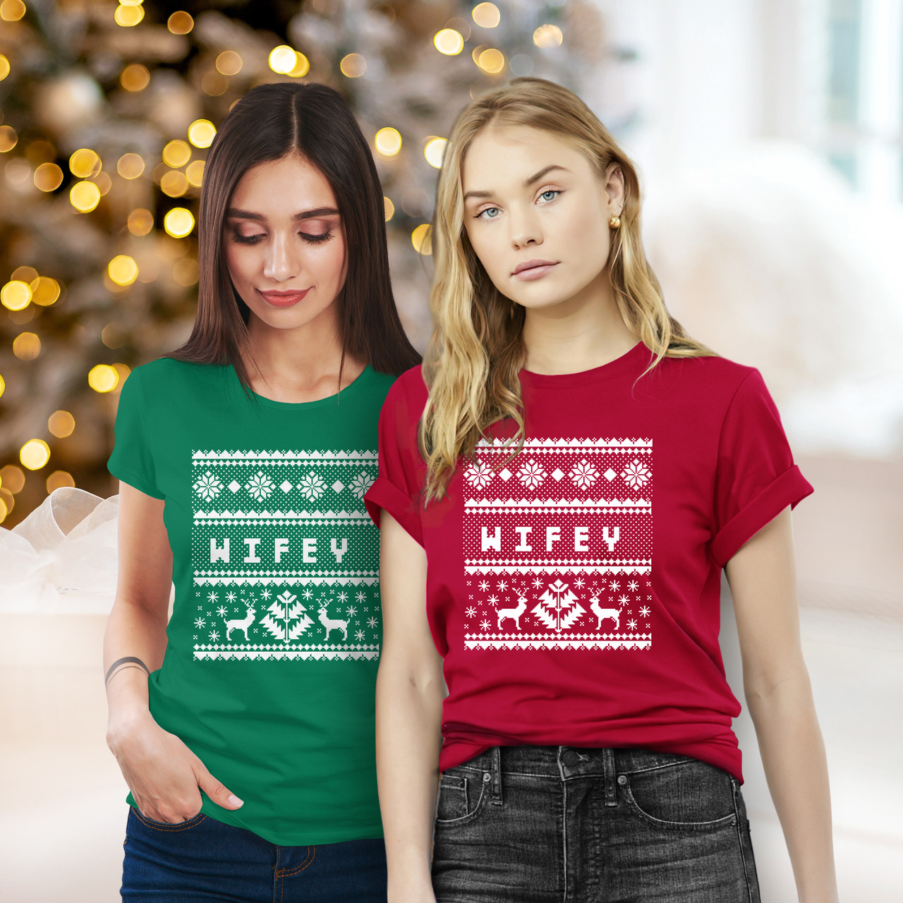 Wifey Hubby Custom Matching Short Sleeve T-Shirt