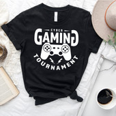 Cyber Gaming Tournament For Gamers Short Sleeve T-Shirt