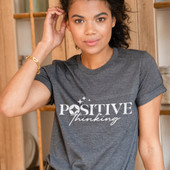Positive Thinking Inspirational Short Sleeve T-Shirt