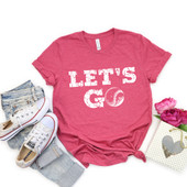 Let's Go Baseball Motivational  Short Sleeve T-Shirt