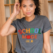 School Mode On Hello School Short Sleeve T-Shirt