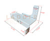 LadderProducts.com | Weather Guard 61.5" - 62.0" Cab Protector Mounting Kit 1912-3-02- White Steel