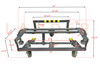 LadderProducts.com | Ballymore Lockstep Replacement for Rolling Ladders With 24” Wide Steps 90400002 Dimensions