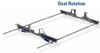 LadderProducts.com | Prime Design NextGen ErgoRacks RR-GM-68-M - Chevy Express & GMC Savana Dual Side Drop-Down Ladder Rack
