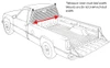 LadderProducts.com | Weather Guard Headache Rack Mount Kit for 63.5–64 Inch Truck Bed | Model 1921-3-02 | Mounting Brackets & Hardware