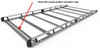 LadderProducts.com | Prime Design Roller Tube Assembly 63.75 in Tube for AluRacks with 67" Crossbars