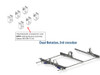 LadderProducts.com | Prime Design NextGen ErgoRack Dual Drop-Down Ladder Rack with Middle Crossbar for Mercedes Sprinter