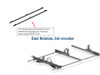 LadderProducts.com | Prime Design NextGen ErgoRack Dual Drop-Down Ladder Rack with Middle Crossbar for Mercedes Sprinter