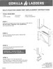 LadderProducts.com | Gorilla Inner Feet GLMPXA-FT-1 (set of 2) for Model GLMPXA Installation Instructions