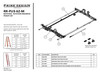 LadderProducts.com | Prime Design NEXT GEN ErgoRack Dual Drop-Down Ladder Rack (RR-PU3-62-M) for 6.5-8 Ft Full Size Truck Bed Cap
