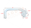 Adrian Steel Handle Plate 28491-0