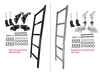 LadderProducts.com | Prime Design Rear Door Access Ladder Ford Transit - 84" Low Roof AAL-8010
