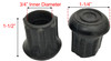 LadderProducts.com | Ballymore Black Rubber Tips 3/4" ID (4 Pack)