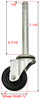 LadderProducts.com | Cotterman Universal 2" Caster Kit SU2539 (4 Pack)