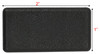 LadderProducts.com | Ballymore 1" X 2" Plastic Rectangle Plug (4 Pack) 00900094