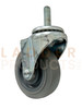 LadderProducts.com | 4" x 1-1/4" Thermoplastic Rubber Swivel Caster Wheel with 1/2" Threaded Stem Q504022MIR