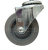 LadderProducts.com | 4" x 1-1/4" Thermoplastic Rubber Swivel Caster Wheel with 1/2" Threaded Stem Q504022MIR