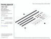 LadderProducts.com | Prime Design FBM-1008 Mercedes Sprinter Roof Mounting Kit - w/o Factory Channels