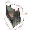 LadderProducts.com | Louisville Twin Step Ladder Shoe Kit PK136B for FM1400HD & FM1500 Series