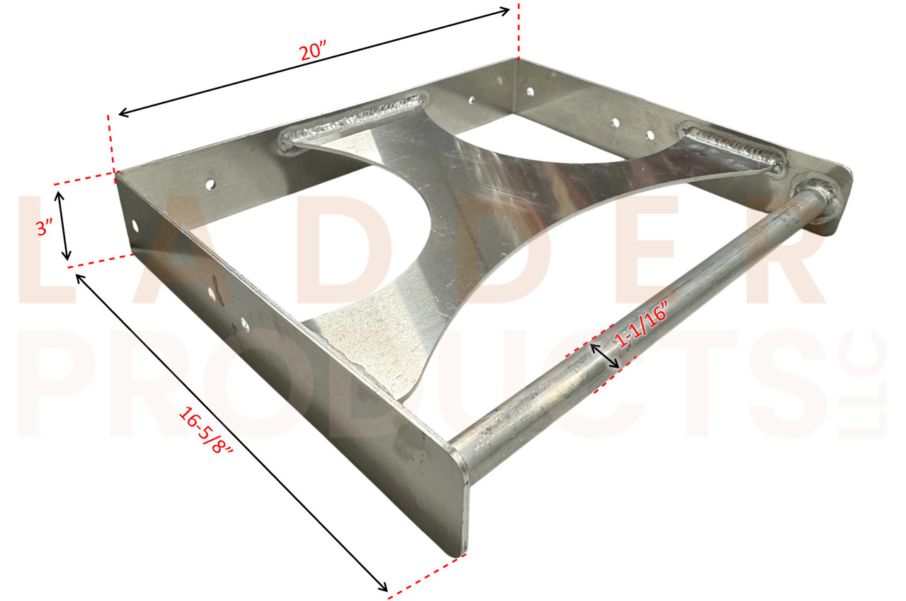 LadderProducts.com | Altec Aluminum Weldment; Front Ladder Rack Upright 990250263
