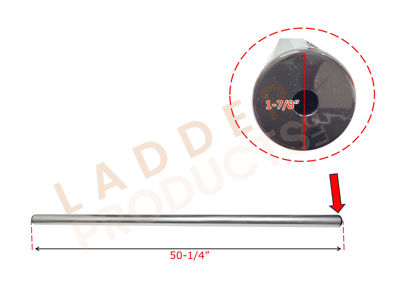 LadderProducts.com | Prime Design Roller Tube Assembly 49.75 in Tube for AluRacks ROL-7009
