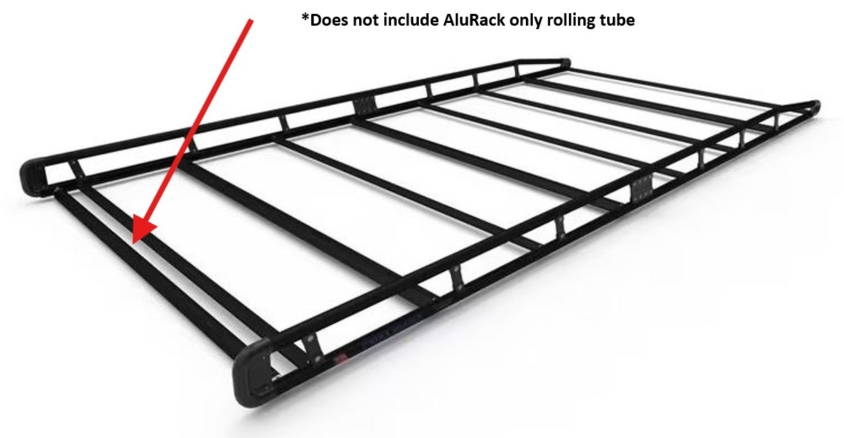 LadderProducts.com | Prime Design Roller Tube Assembly 49.75 in Tube for AluRacks ROL-7009-BLK