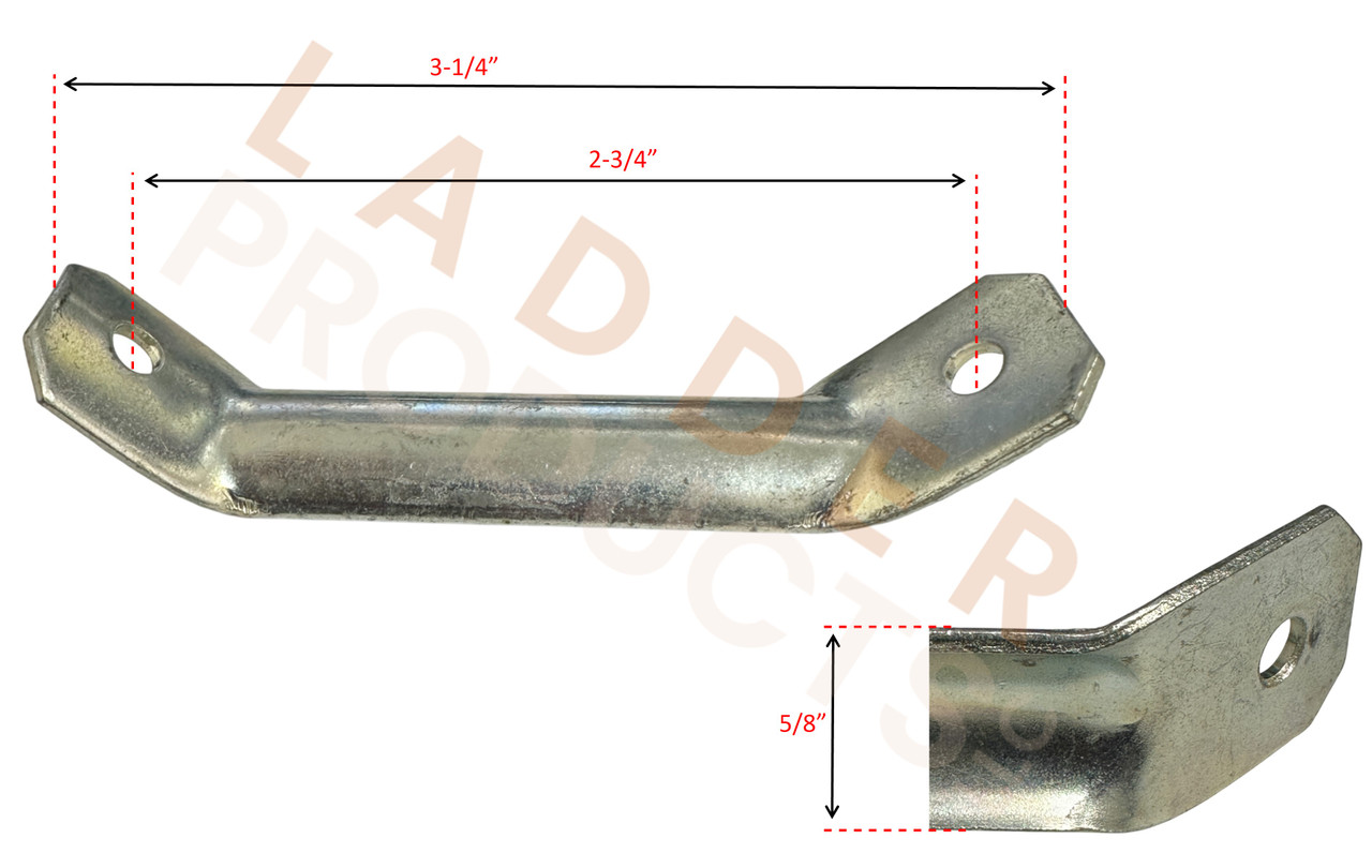 LadderProducts.com | Louisville Aluminum Knee Brace Left & Right Hand- For FE2000 Series Ladder (6-Pack)
