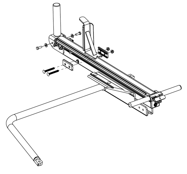 LadderProducts.com | Adrian Steel Curbside T-Handle Assembly Max-Drop ProLift 70106-W for Low Roof