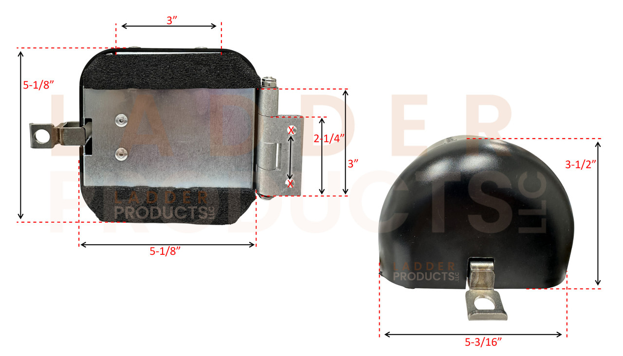 LadderProducts.com | Prime Design Conduit Carrier Door Padlock Assembly CON-8806