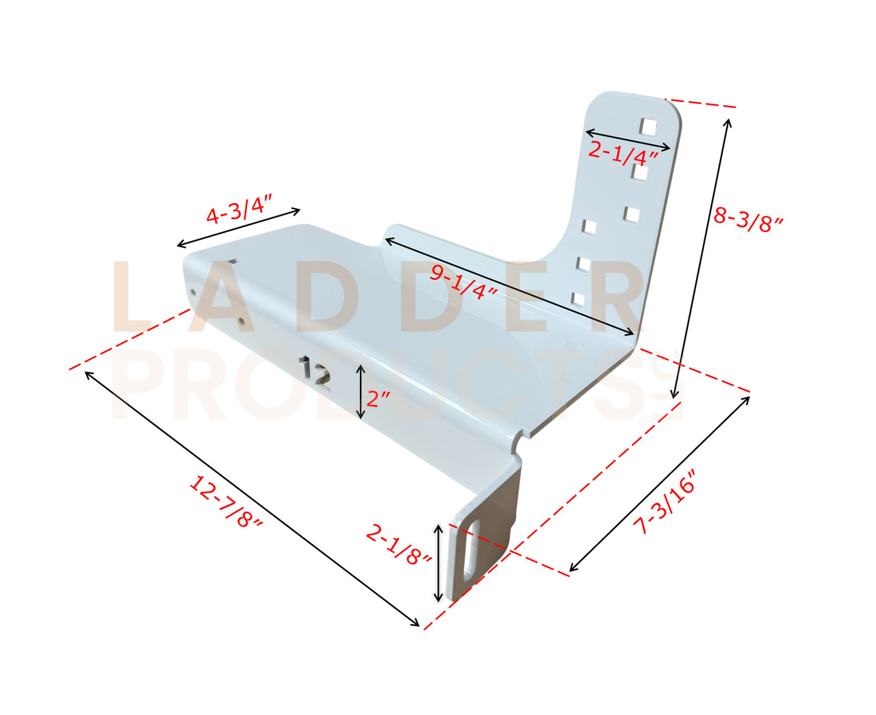 LadderProducts.com | Weather Guard 61.5" - 62.0" Cab Protector Mounting Kit 1912-3-02- White Steel