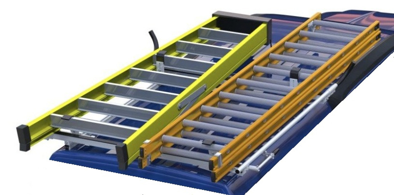 Prime Design NextGen ErgoRacks CC-GM-68-M - Chevy Express & GMC Savana Dual Clamp-Down Ladder Rack
