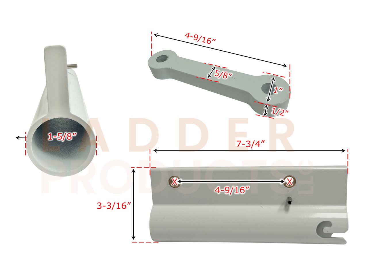 LadderProducts.com | Prime Design ELR-8007 Gen 4 High Roof Handle Receiver Assembly