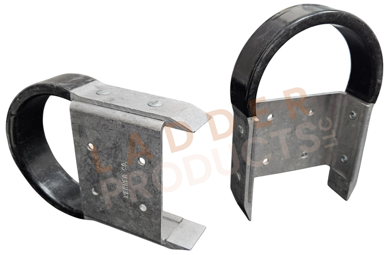 LadderProducts.com | Werner Hooped End Caps 57808-01 (Pair) for M711-1 Manhole Ladder