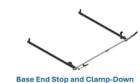 LadderProducts.com | Prime Design NextGen ErgoRack Single Side Clamp Down Ladder Rack for Chevrolet City Express