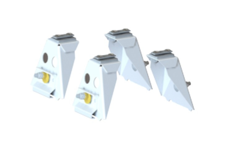 LadderProducts.com | Adrian Steel ProLift Mounting Feet Kit, 4 Pk, Express/Savana Vans GMMBK4W
