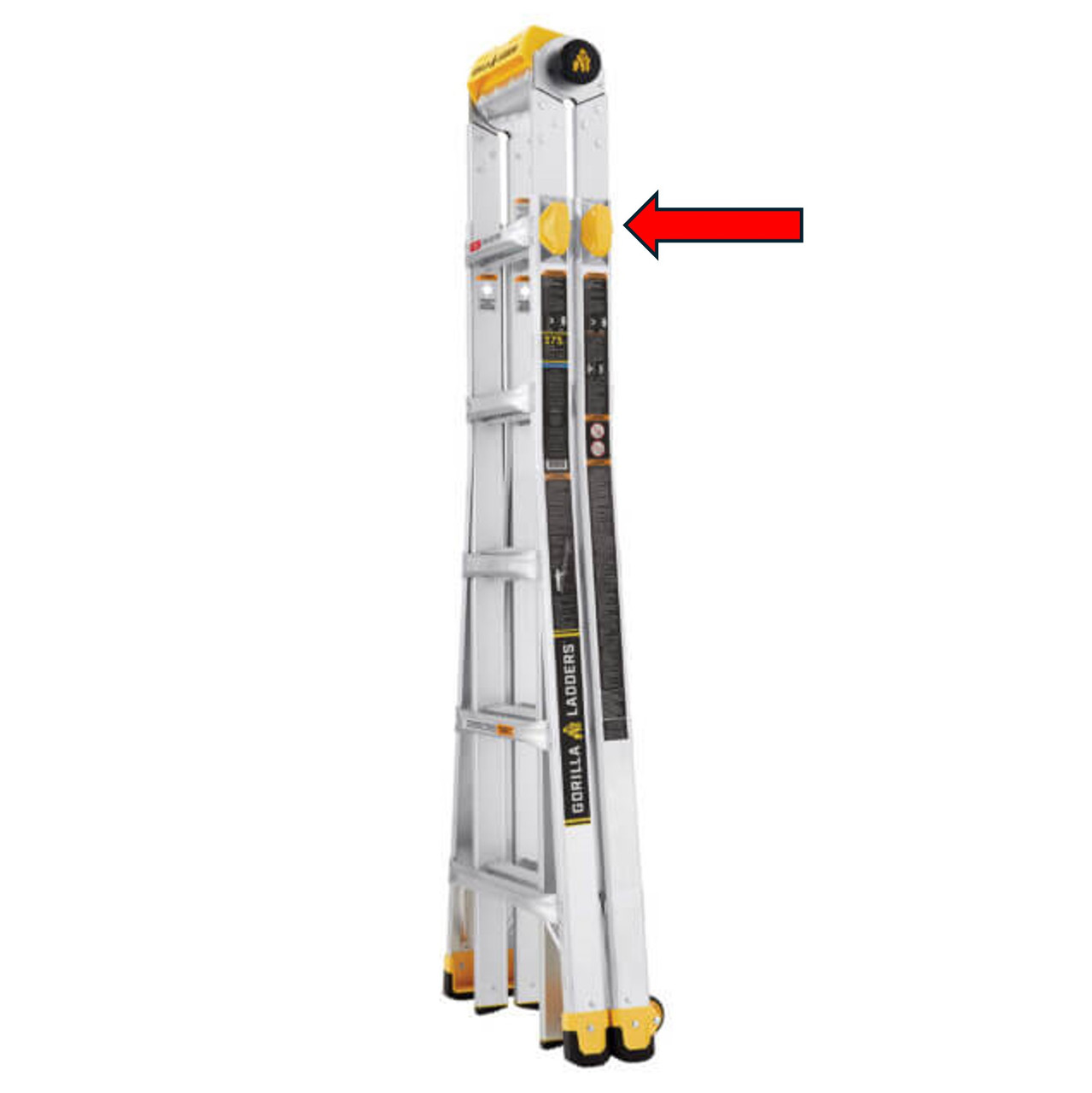 LadderProducts.com | Gorilla Multi-Position Rail Lock (Twist Lock) GLMPXT-TL for Model GLMPXT
