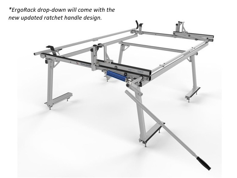 LadderProducts.com | Prime Design NEXT GEN ErgoRack Base Model Ladder Rack (BB-PU4-68-M) for 6-8 Ft Full Size Open Bed Pickups
