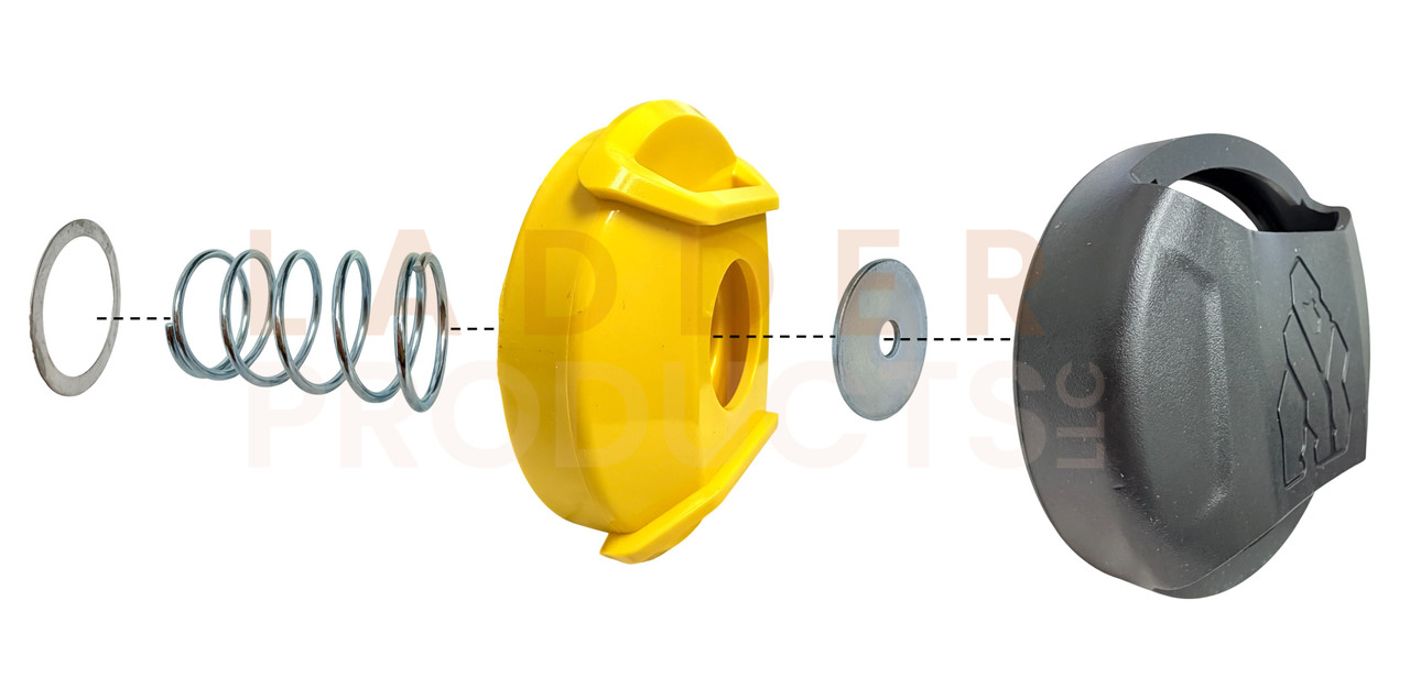 LadderProducts.com | Gorilla Palm Button with Hooks GLMPXA-HB-2 for GLMPXA Multi-Position Ladders