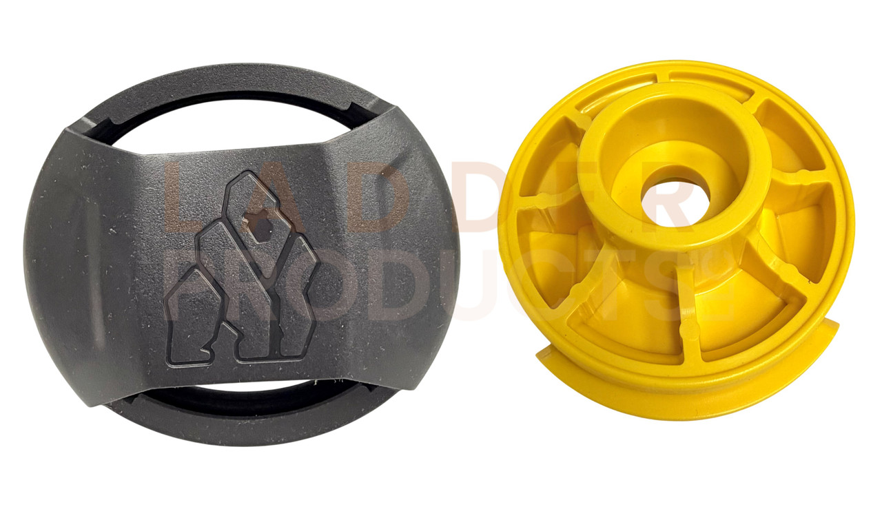 LadderProducts.com | Gorilla Palm Button with Hooks GLMPXA-HB-2 for GLMPXA Multi-Position Ladders