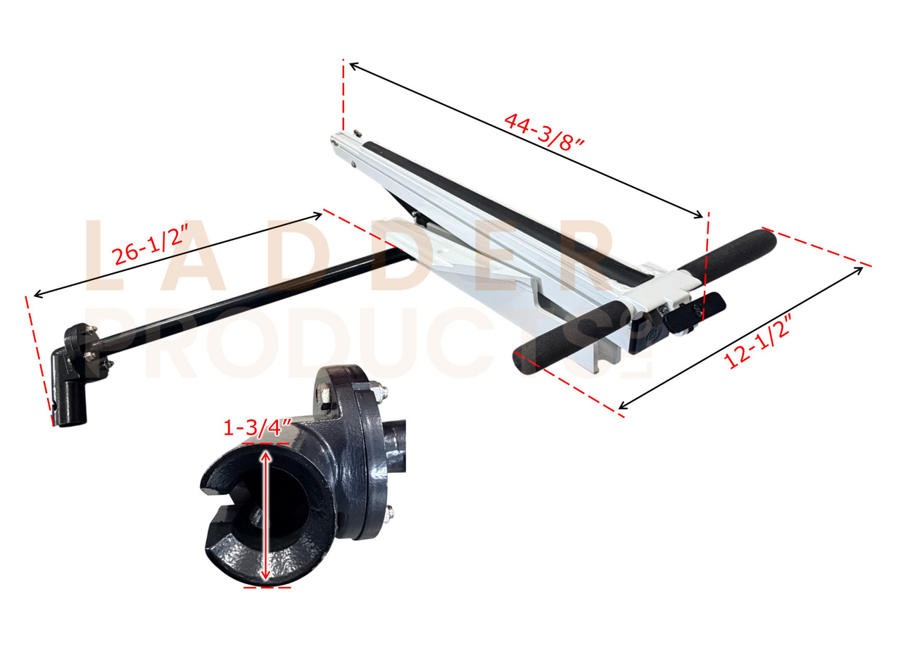 Adrian Steel Rear Passenger Side Drop T-Handle Assembly Arm 68400-W